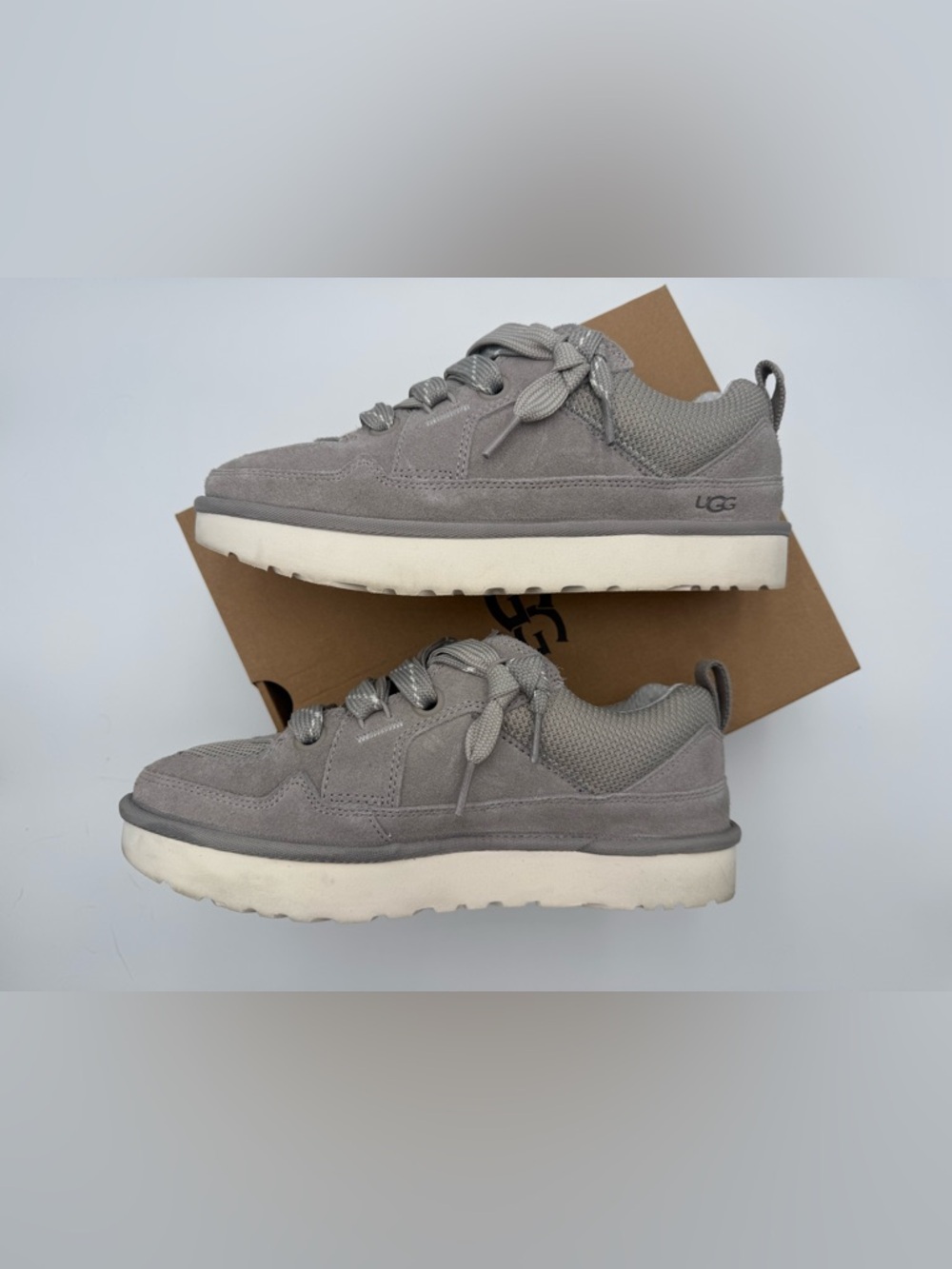 UGG Womens Lo Lowmel in Campfire color. Suede sneakers. Size 9 - Picture 7 of 16